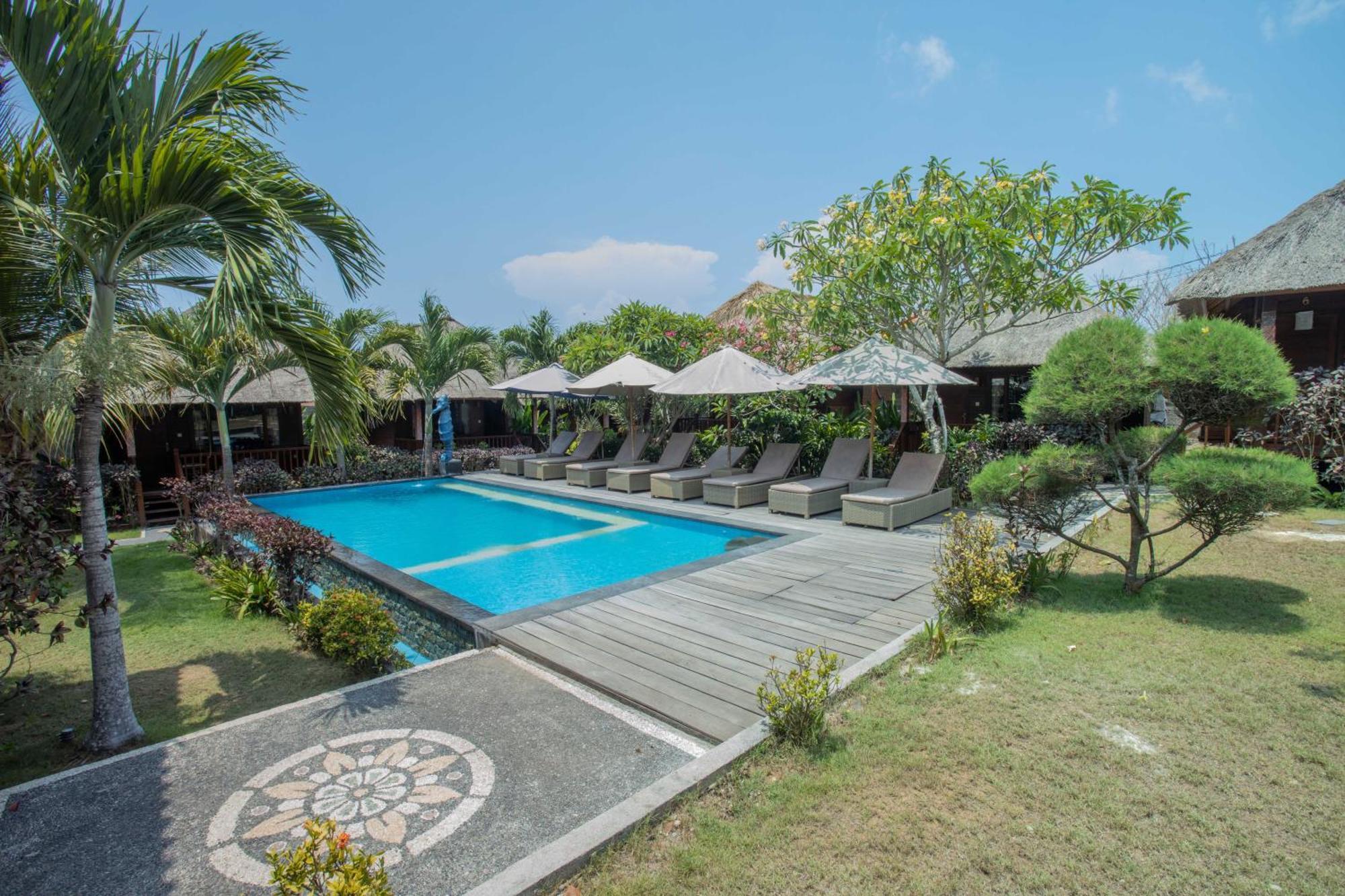Lembongan Mantra Huts Hotel Luaran gambar